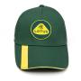 View Unisex Speed Cap - Gr/Yel Full-Sized Product Image